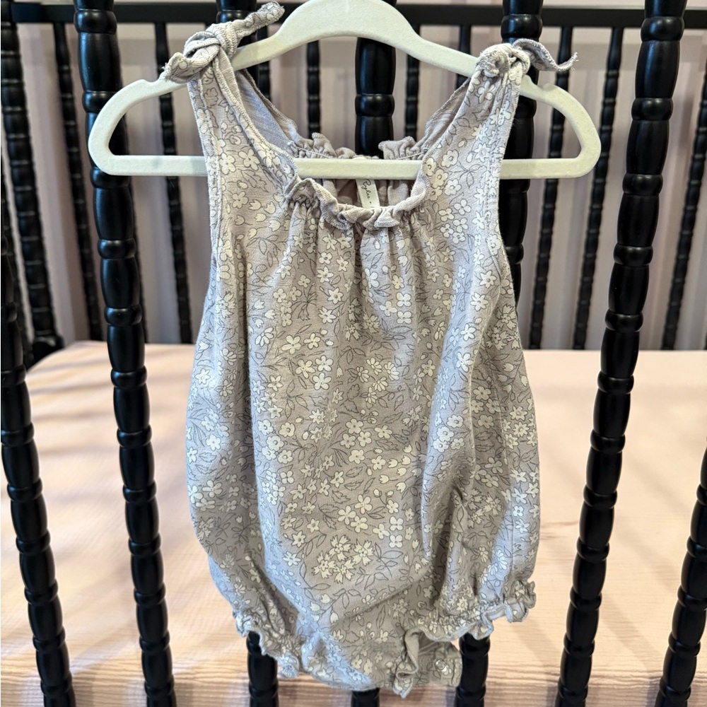 Rylee + Cru floral bubble romper